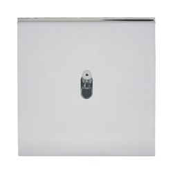 Interrupteur va-et-vient lumineux 10A acier miroir Art d'Arnould univers Epure 67607