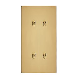 Interrupteur va-et-vient 10A or miroir Art d'Arnould univers Epure 67708