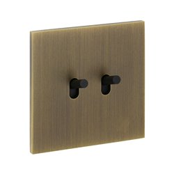 Double poussoir 6A bronze Art d'Arnould univers Epure 67312