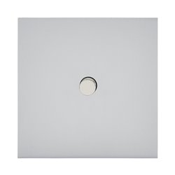 Poussoir à bouton rond 2A acier satin Art d'Arnould univers Epure 67510