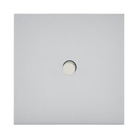 Poussoir à bouton rond 2A acier satin Art d'Arnould univers Epure 67510