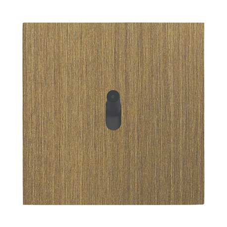 Poussoir lumineux 6A bronze Art d'Arnould univers Epure 67317