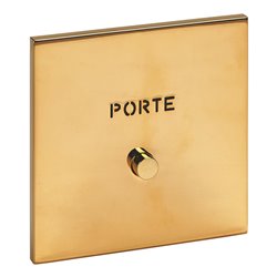 Poussoir lumineux marquage Porte or miroir Art d'Arnould univers Epure 67791