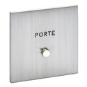Poussoir lumineux marquage Porte acier brossé Art d'Arnould univers Epure 67491