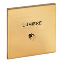 Poussoir lumineux marquage Lumière or miroir Art d'Arnould univers Epure 67792