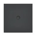 Poussoir lumineux à bouton rond 2A noir mat Art d'Arnould univers Epure 67811