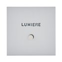 Poussoir lumineux marquage Lumière acier satin Art d'Arnould univers Epure 67592