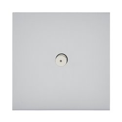 Poussoir lumineux à bouton rond 2A acier satin Art d'Arnould univers Epure 67511