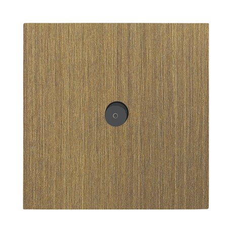 Poussoir lumineux à bouton rond 2A bronze Art d'Arnould univers Epure 67311