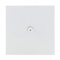 Poussoir lumineux à bouton rond 2A blanc satin Art d'Arnould univers Epure 67911