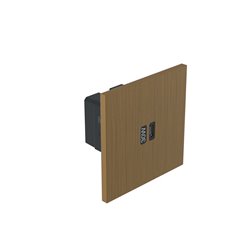 Prise USB Type C 3A 30W bronze Art d'Arnould univers Epure AR67323