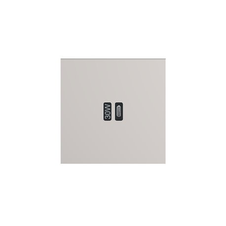 Prise USB Type C 3A 30W acier miroir Art d'Arnould univers Epure AR67623 Prise USB Type C 3A 30W acier miroir Art d'Arnould univers Epure AR67623