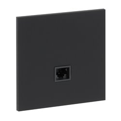 Prise RJ45 catégorie 6 FTP noir mat Art d'Arnould univers Epure 67825