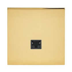 Prise RJ45 catégorie 6 FTP or miroir Art d'Arnould univers Epure 67725