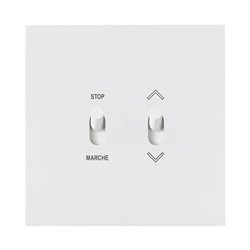 Commande volets roulants blanc satin position fixe Art d'Arnould univers Epure 67920
