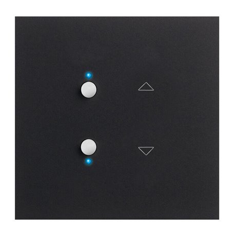 Commande volets roulants noir mat Art d'Arnould univers Epure MyHOME_Up 67884 Commande volets roulants noir mat Art d'Arnould univers Epure MyHOME_Up 67884