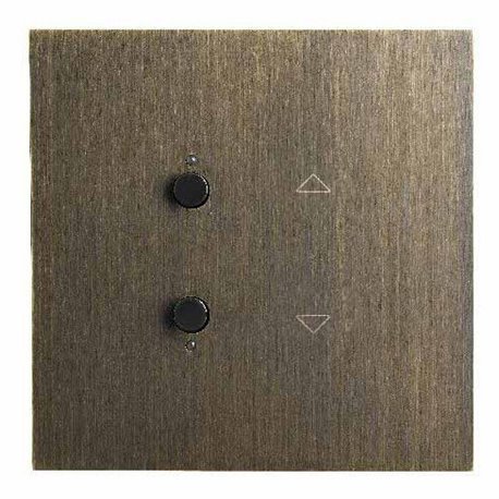 Commande volets roulants bronze Art d'Arnould univers Epure MyHOME_Up 67384 Commande volets roulants bronze Art d'Arnould univers Epure MyHOME_Up 67384
