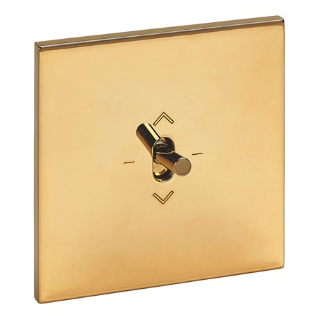Commande volets roulants 6A or miroir 3 positions Art d'Arnould univers Epure 67721 Commande volets roulants 6A or miroir 3 positions Art d'Arnould univers Epure 67721