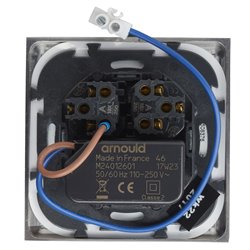 Liseuse 2 commandes acier brossé Art d'Arnould univers Epure AR67442