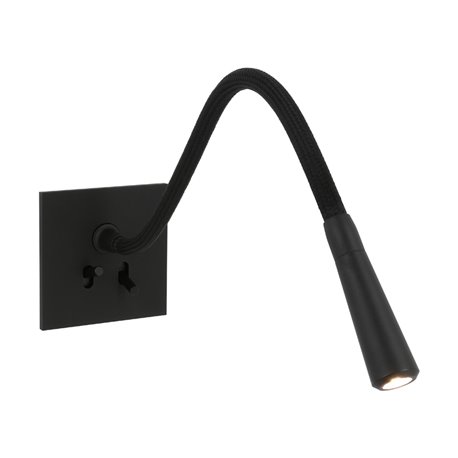 Liseuse 2 commandes noir mat Art d'Arnould univers Epure AR67842 Liseuse 2 commandes noir mat Art d'Arnould univers Epure AR67842
