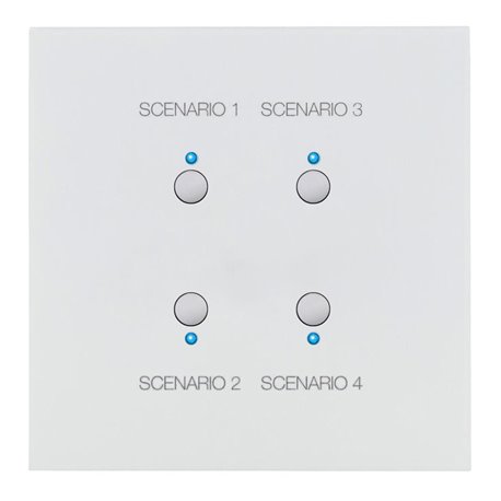 Commande 4 scénarios blanc satin Art d'Arnould univers Epure MyHOME_Up 67988