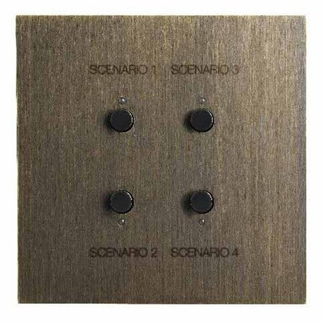 Commande 4 scénarios bronze Art d'Arnould univers Epure MyHOME_Up 67388