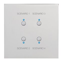 Commande 4 scénarios acier miroir Art d'Arnould univers Epure MyHOME_Up 67688