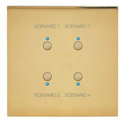 Commande 4 scénarios or miroir Art d'Arnould univers Epure MyHOME_Up 67788