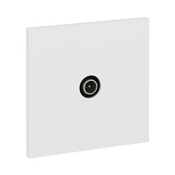 Prise TV blanc satin Art d'Arnould univers Epure 67929