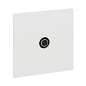 Prise TV blanc satin Art d'Arnould univers Epure 67929
