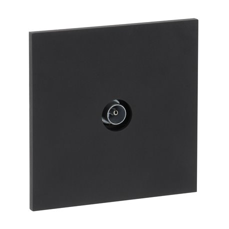 Prise TV noir mat Art d'Arnould univers Epure 67829