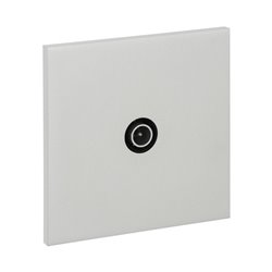 Prise TV acier satin Art d'Arnould univers Epure 67529