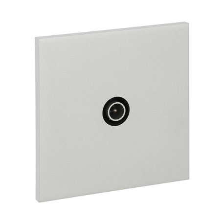Prise TV acier satin Art d'Arnould univers Epure 67529 Prise TV acier satin Art d'Arnould univers Epure 67529
