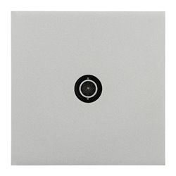 Prise TV acier satin Art d'Arnould univers Epure 67529