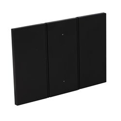 Touche tactile d'éclairage Living Now 1 module pour dalle électrique MyHOME_Up noir mat BTKG8010