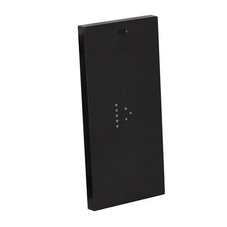 Touche tactile multifonction personnalisable Living Now 1 module pour dalle électrique MyHOME_Up noir mat BTKG8011