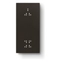 Touche tactile multifonction personnalisable Living Now 1 module pour dalle électrique MyHOME_Up noir mat BTKG8011