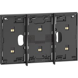 Dalle électrique Living Now pour commandes vocales, touches tactiles d'éclairage et multifonction MyHOME_Up noir mat BTKG8102P1
