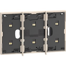 Dalle électrique Living Now pour commandes vocales, touches tactiles d'éclairage et multifonction MyHOME_Up sable BTKM8102P1