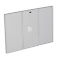 Touche tactile multifonction personnalisable Living Now 1 module pour dalle électrique MyHOME_Up blanc BTKW8011