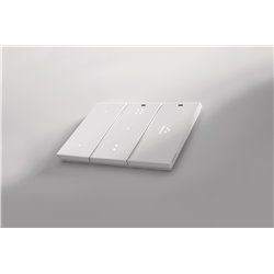 Touche tactile multifonction personnalisable Living Now 1 module pour dalle électrique MyHOME_Up blanc BTKW8011