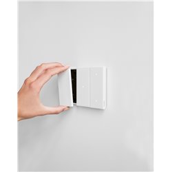 Touche tactile multifonction personnalisable Living Now 1 module pour dalle électrique MyHOME_Up blanc BTKW8011