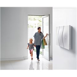 Commande numérique Living Now avec assistant vocal Alexa MyHOME_Up pour dalle électrique blanc BTKW8013