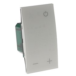 Thermostat Living Now avec afficheur pour contrôle sur 1 zone MyHOME_Up 2 modules blanc BTKW4691