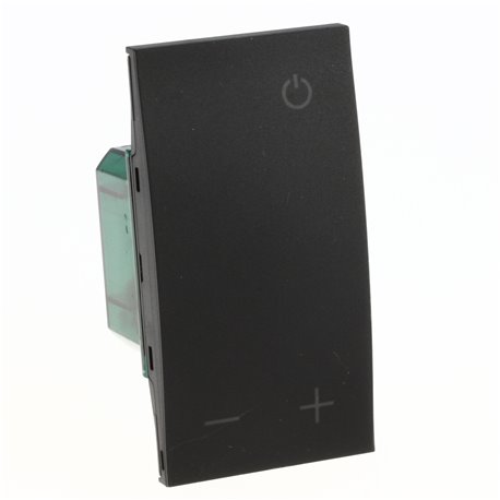 Thermostat Living Now avec afficheur pour contrôle sur 1 zone MyHOME_Up 2 modules noir mat BTKG4691 Thermostat Living Now avec afficheur pour contrôle sur 1 zone MyHOME_Up 2 modules noir mat BTKG4691