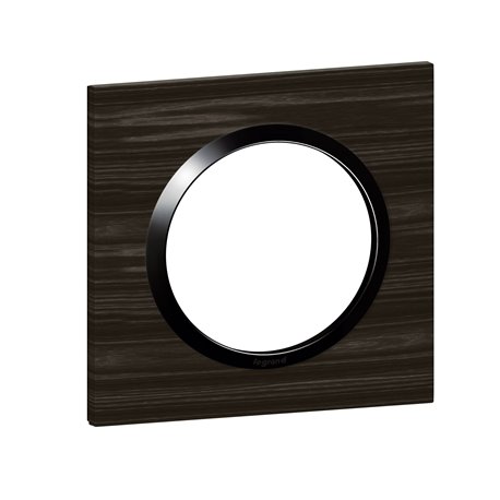 Lot de 30 plaques carrées Dooxie 1 poste finition effet bois ébène 600881 Lot de 30 plaques carrées Dooxie 1 poste finition effet bois ébène 600881
