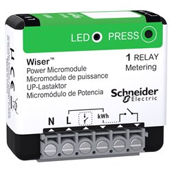 Micromodule encastré Wiser zigbee pour pilotage ballon eau chaude CCTFR6730