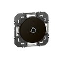 Prise TV simple étoile blindée Dooxie finition noir mat 600551