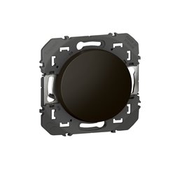 Interrupteur ou va-et-vient Dooxie 10A 250V noir mat 600201