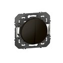 Double interrupteur ou va-et-vient Dooxie 10A 250V noir mat 600202